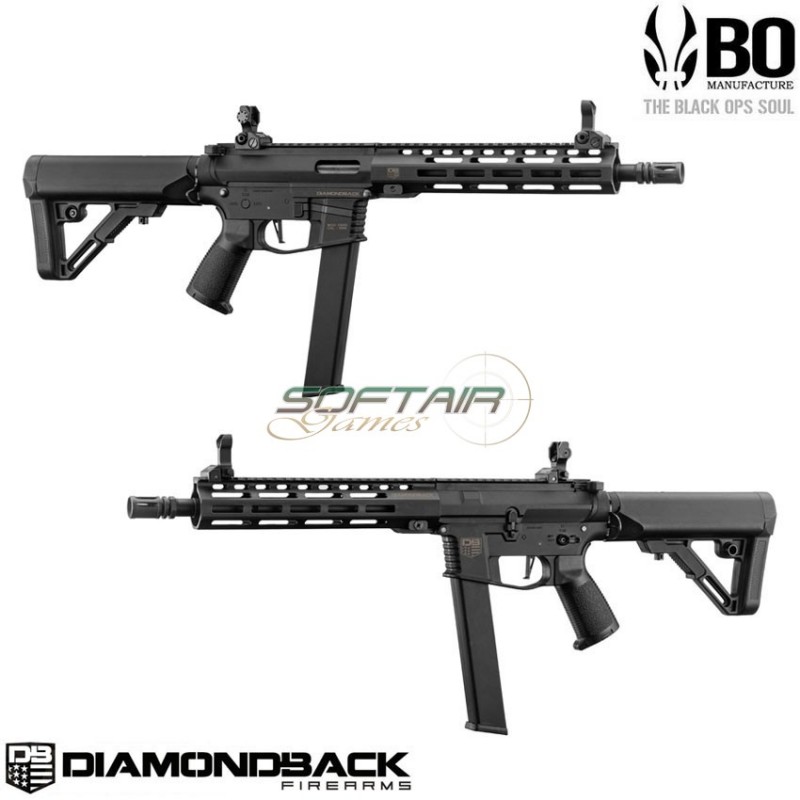 Fucile elettrico db9r LC 10" ecs black diamondback bo manufacture (bo-le2050)