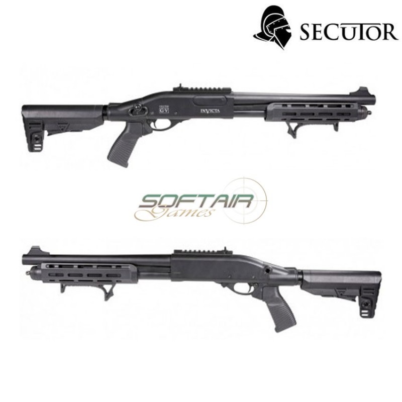 Gas shotgun g-v invicta black secutor (sr-sav0018)