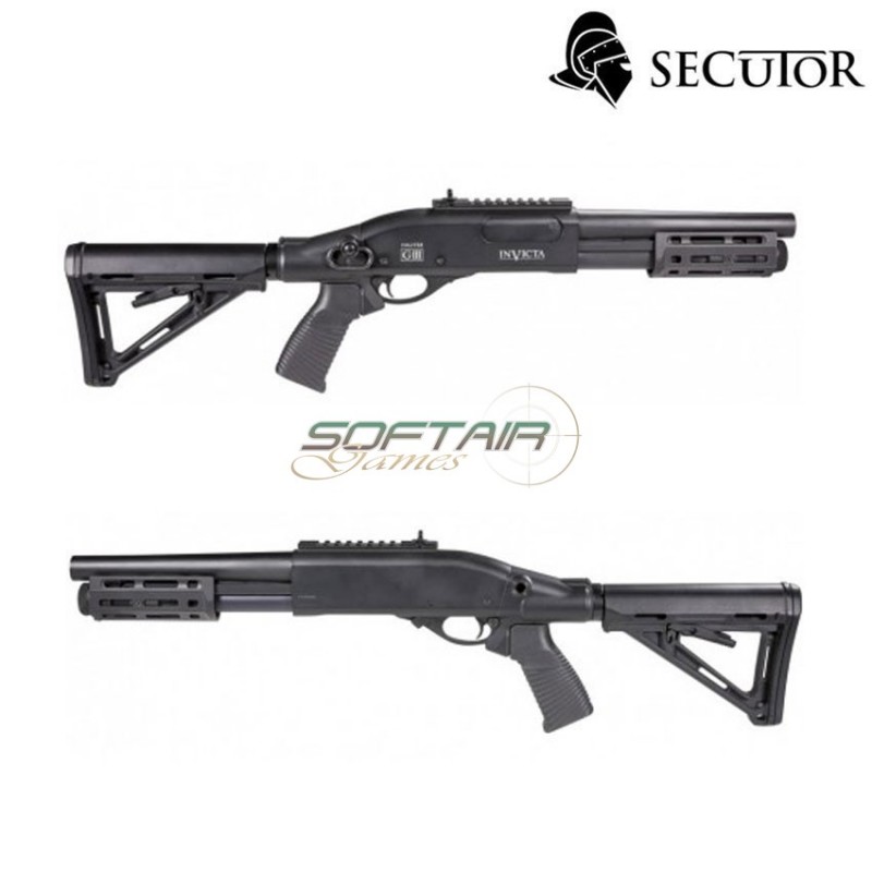Gas shotgun g-iii invicta black secutor (sr-sav0019)