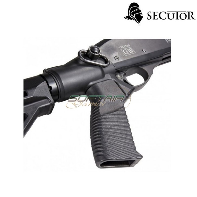 Fucile a gas pompa g-iii invicta black secutor (sr-sav0019)