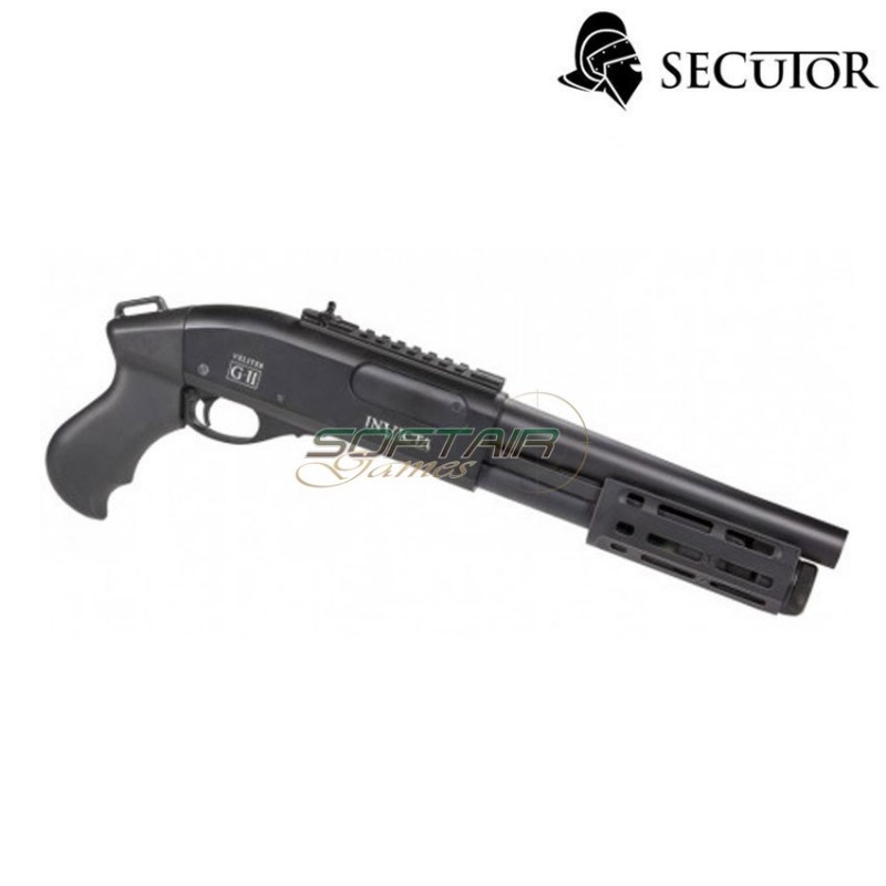 Fucile a gas pompa g-ii invicta black secutor (sr-sav0020)