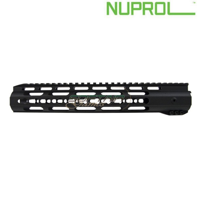 Bocca keymod 12" rail aeg black series ii nuprol (nu-nrs-06-12-blk)