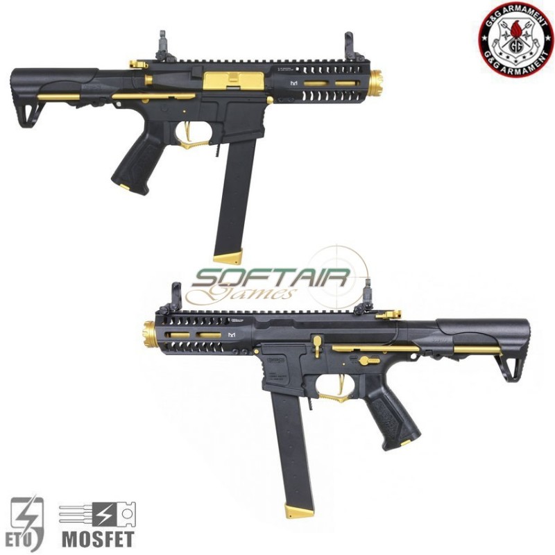 Limited Edition Aeg Electric Rifle Cm16 Arp9 Cqb Carbine Black Orchid G&g (gg-egc-arp-9mm-ncm)