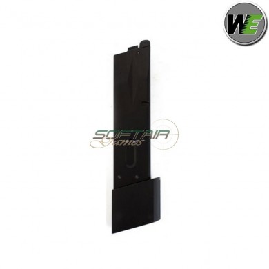 Gas magazine 26bb m92 biohazard ext base black we (we-5555-bk)