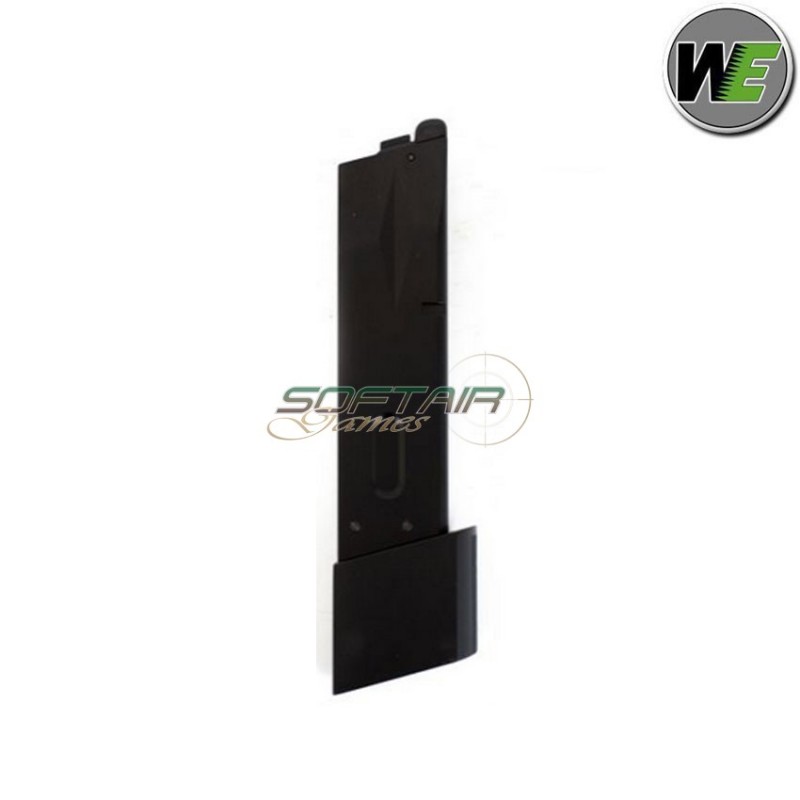 Gas magazine 26bb m92 biohazard ext base black we (we-5555-bk)