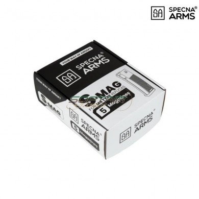 Set 5 hi-caps s-mag polymer magazines 380bb dark earth for m4/m16 specna arms® (spe-05-025726)
