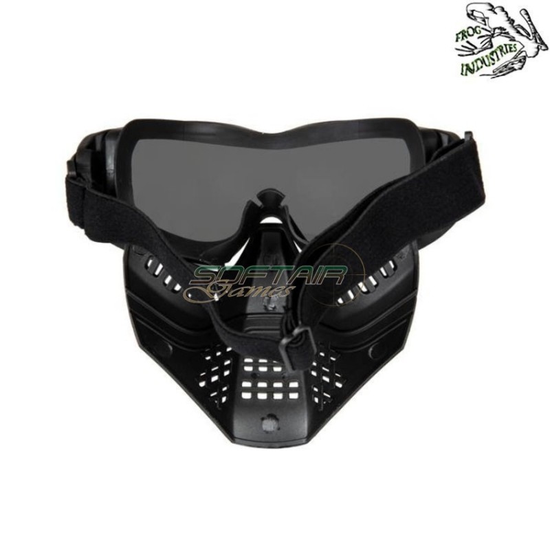 Ant mask black smoke lens frog industries® (fi-026647-bk-sm)
