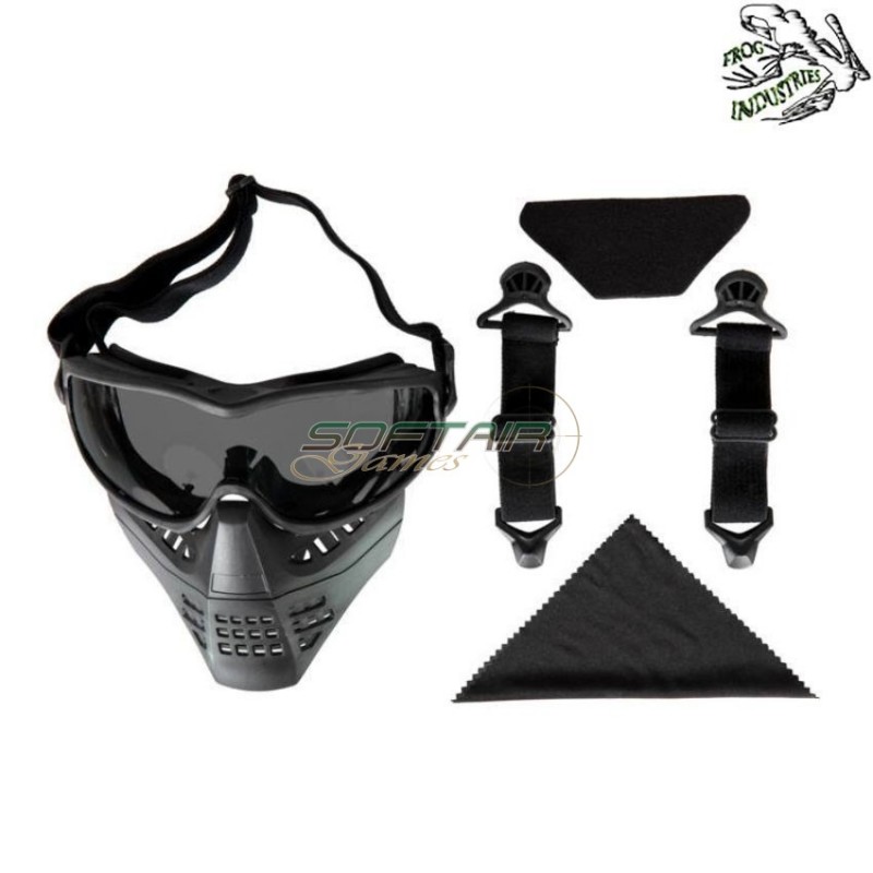 Ant mask black smoke lens frog industries® (fi-026647-bk-sm)