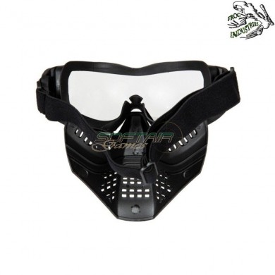 Ant mask black clear lens frog industries® (fi-026648-bk-cl)