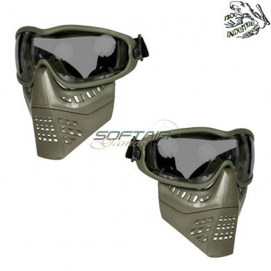 Maschera ant olive drab a lente smoke frog industries® (fi-026649-od-sm)