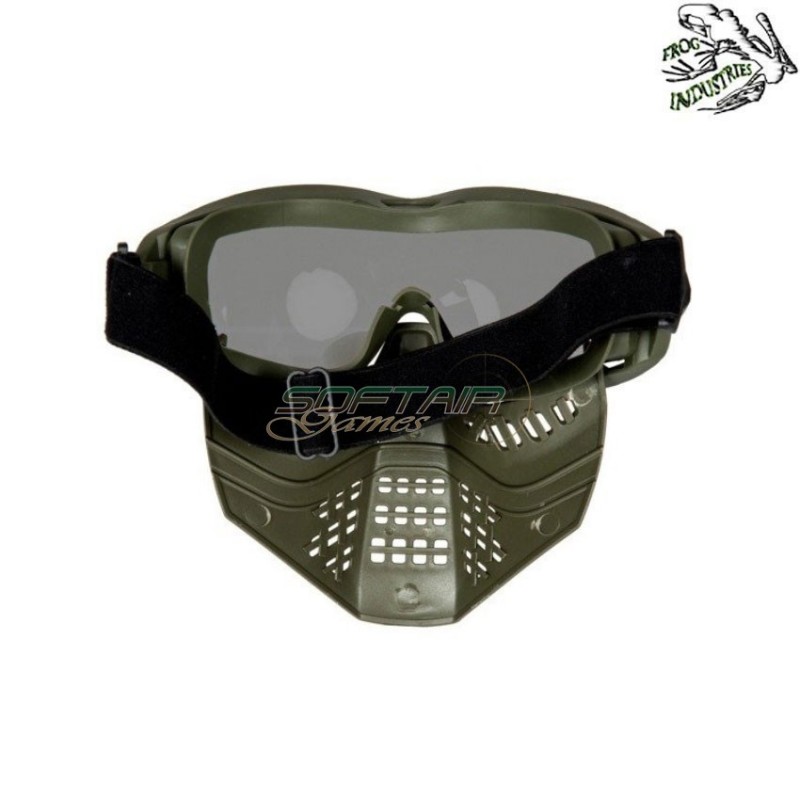 Ant mask olive drab smoke lens frog industries® (fi-026649-od-sm)