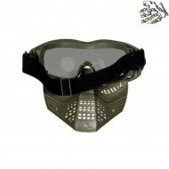Ant mask olive drab smoke lens frog industries® (fi-026649-od-sm)