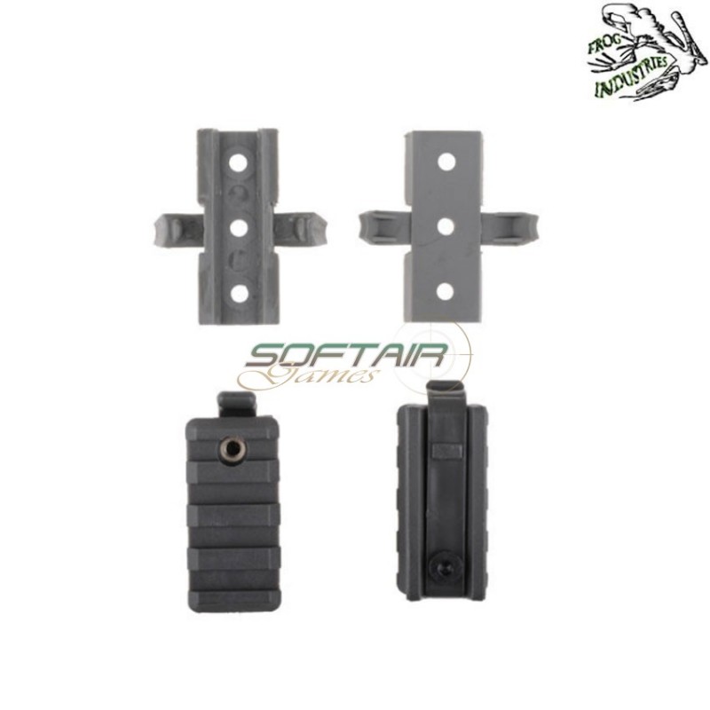 Set rail mount foliage green per elmetto frog industries® (fi-009154-fg)