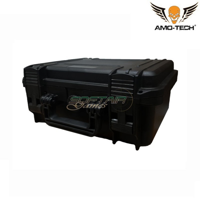Tactical case black pel type 32.5x24x14cm amo-tech® (amt-pel-case-3)