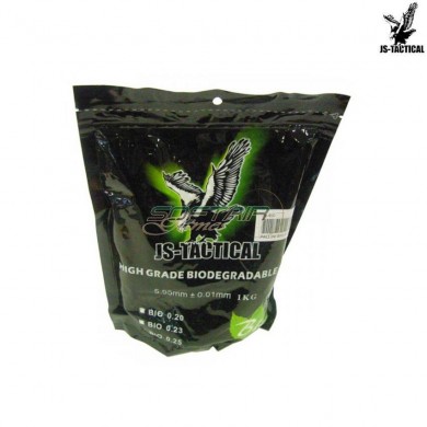 Busta pallini bio 0.20gr white js tactical (js-bio0.20)