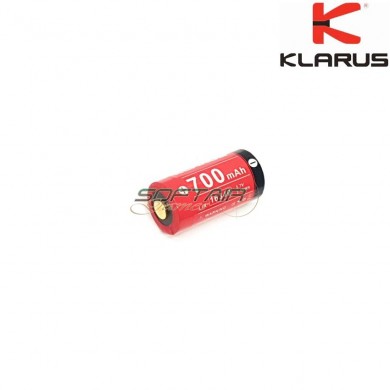Batteria ricaricabile 16340 3.7v x 700mah klarus (kl-16340)