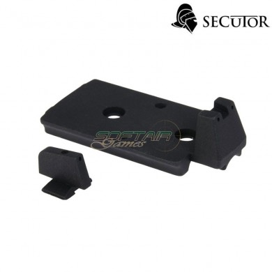 Tacca di mira & rmr piattaforma black per ludus secutor (sr-sal1013)