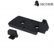 Tacca di mira & rmr piattaforma black per ludus secutor (sr-sal1013)