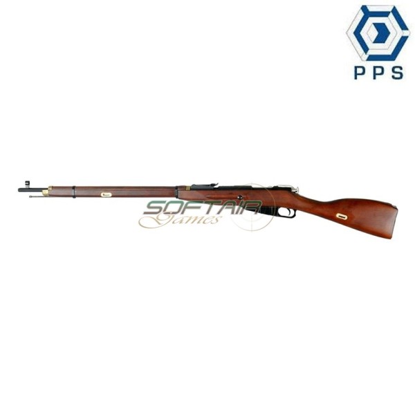 Spring Rifle M11 30 Mosin Nagant Real Wood Pps