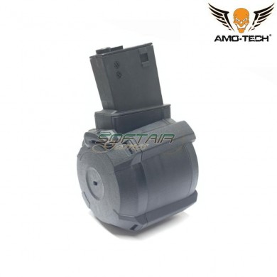 Electric & sound magazine 1200bb delta black for m4 series amo-tech® (amt-esm-delta-bk)