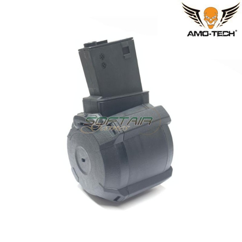Electric & sound magazine 1200bb delta black for m4 series amo-tech® (amt-esm-delta-bk)