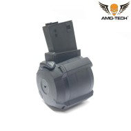 Caricatore elettrico & sound 1200bb delta black per serie m4 amo-tech® (amt-esm-delta-bk)