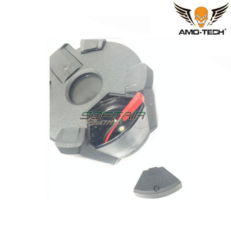 Caricatore elettrico & sound 1200bb foxtrot black per serie mp5 amo-tech® (amt-esm-foxtrot-bk)