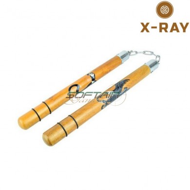 Nunchaku legno aquila & cobra x-ray (xr-259c)