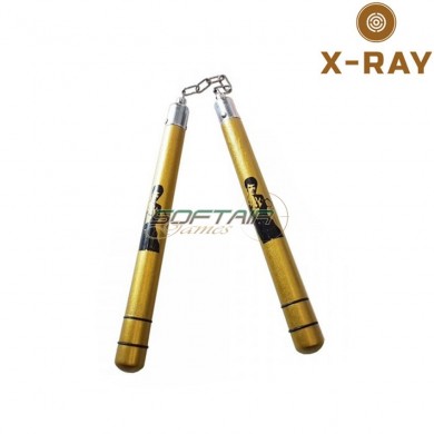 Nunchaku wood gold bruce lee x-ray (xr-260)
