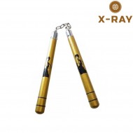 Nunchaku legno oro bruce lee x-ray (xr-260)