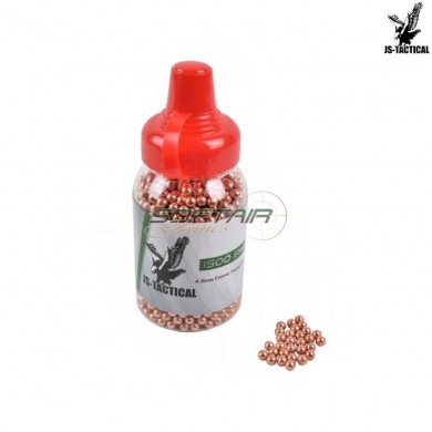 Copper-plated steel 4.5mm biberon 1500 pieces js tactical (js-st4.5-bb1500r)