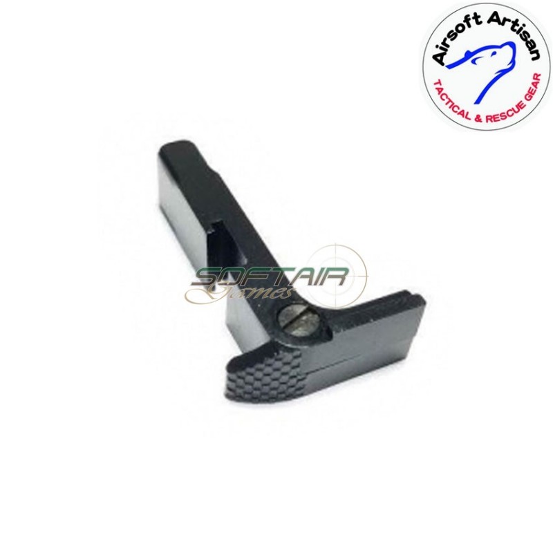 Ambi magazine catch black cnc per glock marui/we/vfc series airsoft artisan (aa-glock-02-bk)
