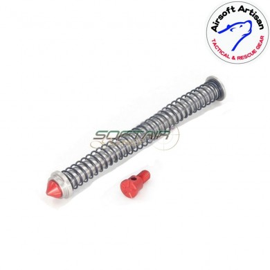 Red spring guide for glock 17 airsoft artisan (aa-glock-06-rd)