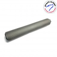Silenziatore black 35x220mm 762 type 14mm ccw airsoft artisan (aa-sil-01-bk)