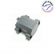 Battery extension unit black for ares amoeba 013/014/015 airsoft artisan (aa-amoeba-05-bk)
