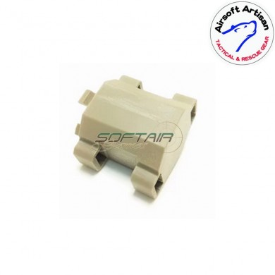 Battery extension unit dark earth for ares amoeba 013/014/015 airsoft artisan (aa-amoeba-05-de)