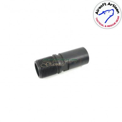 Mp7 we/marui adapter for 14mm ccw airsoft silencer artisan (aa-mp7-01)