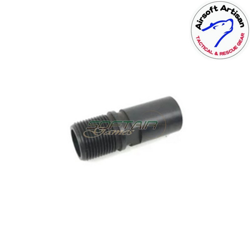 Adattatore mp7 we/marui per silenziatore 14mm ccw airsoft artisan (aa-mp7-01)