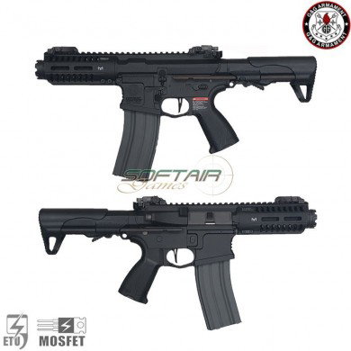 Fucile elettrico aeg custom sg16 arp 556 fibre black g&g (gg-sg16-arp-556-bk)