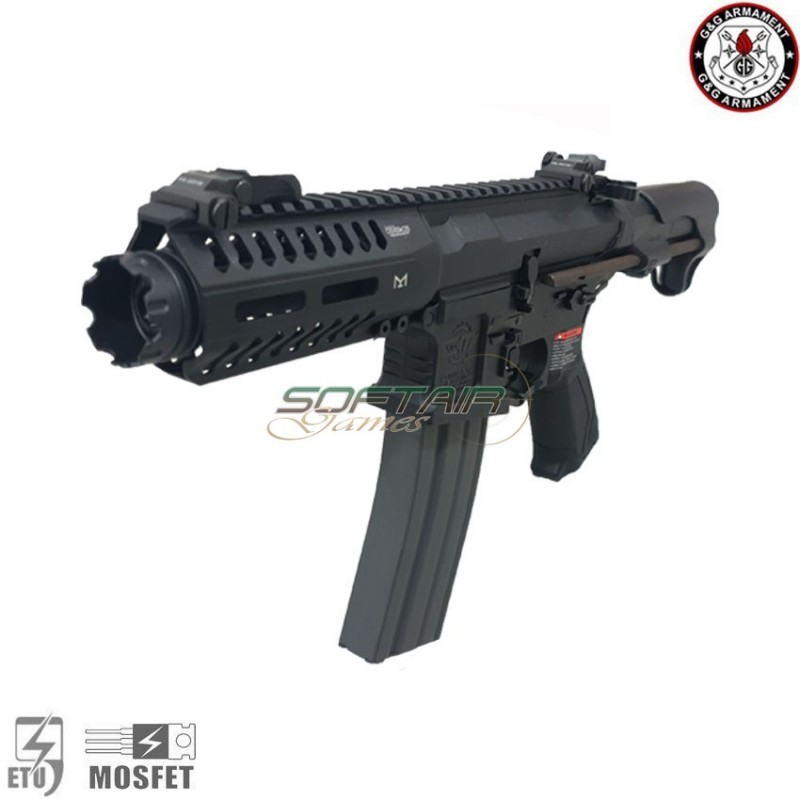 Electric rifle aeg custom sg16 arp 556 fibre black g&g (gg-sg16-arp-556-bk)