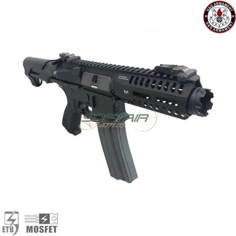 Electric rifle aeg custom sg16 arp 556 fibre black g&g (gg-sg16-arp-556-bk)