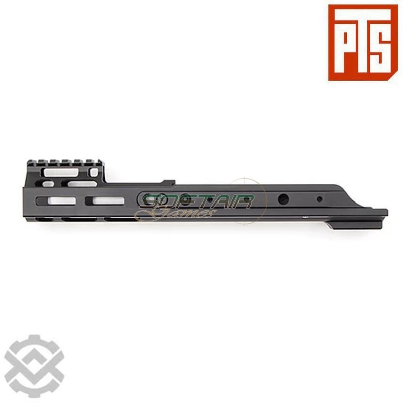 Kinetic™ scar mrex™ LC 4.9" rail black pts® (pts-kn001490307)