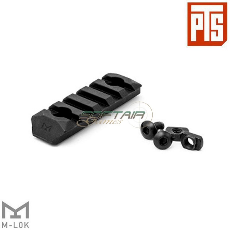 Dupont LC rail section 5 slots black pts® (pts-pt137450307)