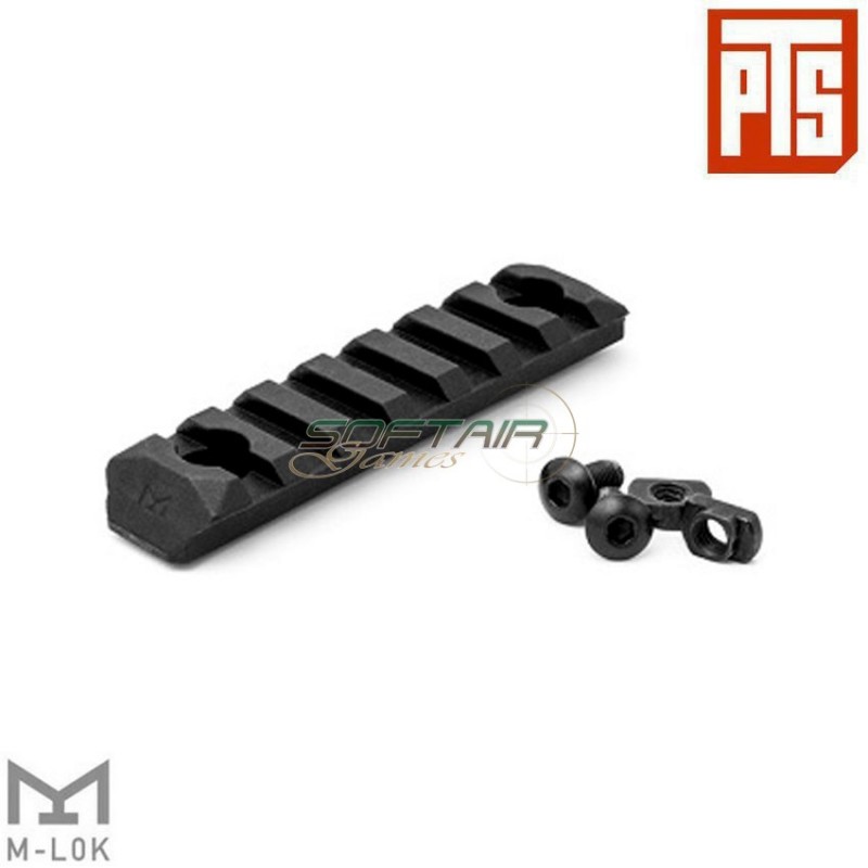 Dupont LC rail section 7 slots black pts® (pts-pt138450307)