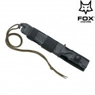 Survival combat knife leonida black fox knives (fx-0171107)