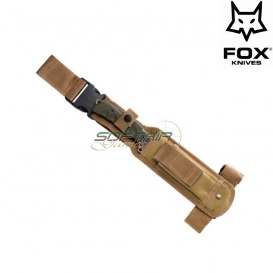 Survival knife fighting predator i desert camo fox knives (fx-g2dc)