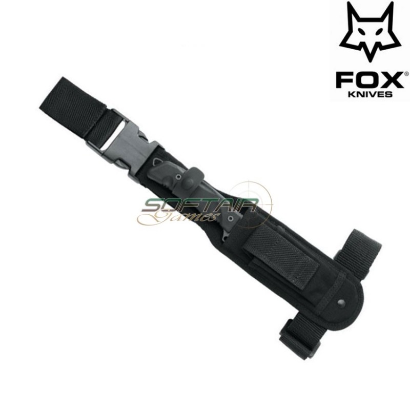 Coltello survival fighting predator i t1 black fox knives (fx-t1b)