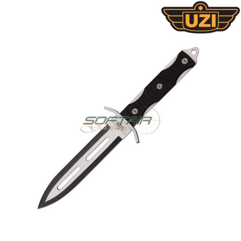Coltello tactical lama fissa mossad i uzi (uzk-fxb-006)