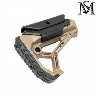 Calcio fab gl-core style dark earth/black per aeg milsim series (ms-g100-de/bk)