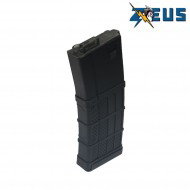 Mid-cap magazine lancer style 130bb black for aeg m4 zeus (zs-as-i020-bk)